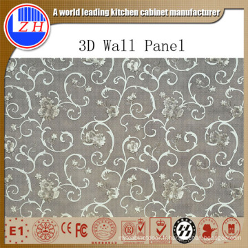 Impact Vivid Living Room MDF 3D Panneau mural en PVC